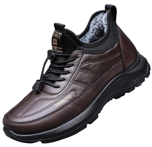 Generico stivali uomo invernali Stivaletti Uomo Invernali Caldo Da Escursionismo Comodi Ed Eleganti Scarpe Classic Foderata Caldo Antiscivolo Neve Stivali scarpe termiche