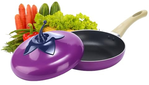 Olla de cocción pequeña | Olla de cocción a fuego lento para verduras y frutas, sartén con tapa - para placas de inducción eléctricas, cocina freír cocina, leche y sopa a fuego lento