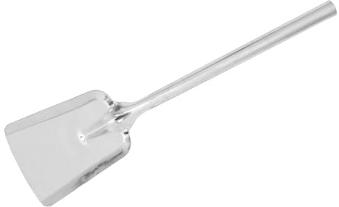 TOPPERFUN Paletta per Carbone e Pala da Giardinaggio in Metallo Resistente al Calore Manico Protettivo, Piccola Pala Multiuso per Caminetti, Falò e Pulizia Cenere, Accessori per Fuoco