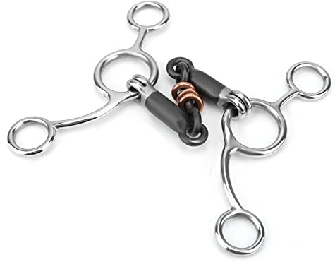 CHICIRIS Broca para Caballo, Mordaza de Acero Inoxidable para Entrenamiento Ecuestre, Ofrece Comodidad y Soporte Lateral para Jinetes y Caballos