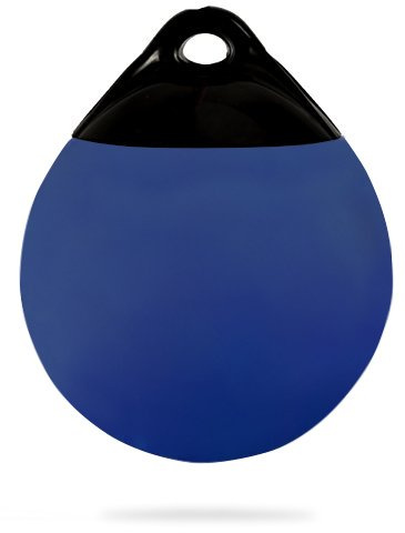 Salty Reef Marine Hardware - 12” All Purpose Marine Grade PVC Vinyl Round Buoy Fender (Blue)