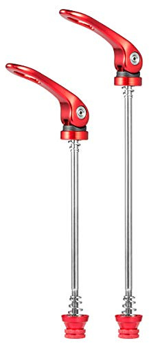 CNC Fahrrad Schnellspanner?vorne und hinten Schnellspanner? MTB/Mountainbike Schnellspanner,Rot