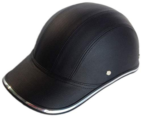 Motorrad Halbhelm Baseball Cap Gesicht Helm Fahrrad Roller Anti-UV-Sicherheit Schutzhelm Vintage