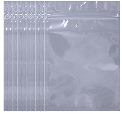 10 Stück Wiederverschließbare Antistatische Beutel 40x50cm Extra Große ESD-Abschirmungs Tasche mit 10 Aufklebern