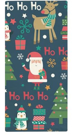 FZRTGOP Weihnachtsmann Handtücher Washclappen Handtuch Maschinenwaschbar Gästehandtücher Küchentücher 73x35cm