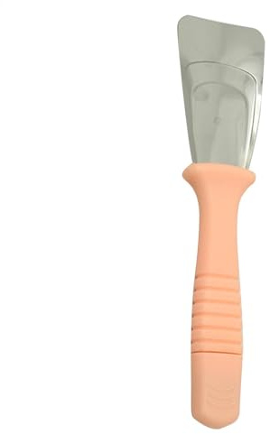 Grattoir à glace – Pas de rayures en acier inoxydable pour enlever la glace, la neige et le givre, grattoir à glace de voiture, outil de dégivrage pour pare-brise de voiture, outil de décongélation