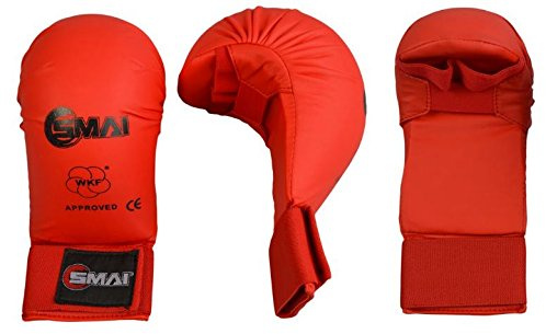 S.B.J - Sportland SMAI WKF Karate Handschutz rot Gr. S
