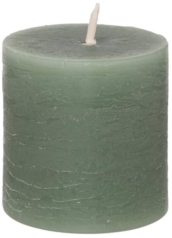 Atmosphera - set med 4 rustika votivljus eukalyptus D 4,5 cm