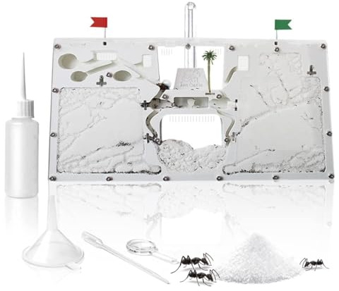 ELNMLHT Ant Farm Castle - Live Ant Habitat & Observation Kit for Kids & Students