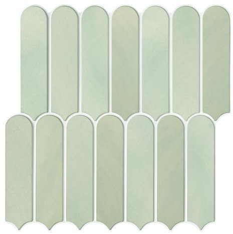 Commomy 10 Piezas Azulejos Adhesivos Cocina Baño Azulejos de Pared 3D, 30 x 30 cm, Matte, PVC Paneles de Pared Autoadhesivos Baldosas para Cocina, Baño, Decoración de Interiores