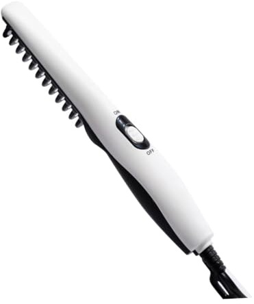 Healeved 1 Pc peine portátil para barba recta Peine alisador multifuncional electrico para barba de peluqueria electrico plancha de pelo barba