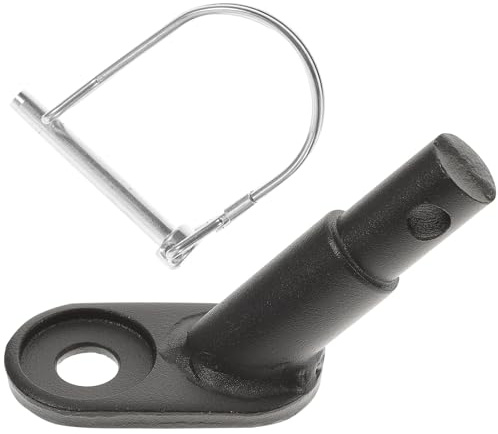 GALPADA Adaptador Enganche Remolque Bicicleta Aluminio Compatible Bicis Eléctricas Carrito Perro Negro