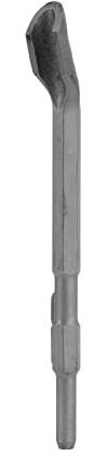 Bonbela Kakelborttagning Mejsel Murverk Mejsel Spårmejsel för Betongsten Sten Sexkantsborrborr med Värmebehandlat 40CR Stål 280mm (U-formad)
