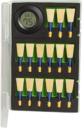 Tone Protector Reed Case for Bagpipe Reeds: Digital Bagpipe Reed Storage With Two-Way Humidity Control