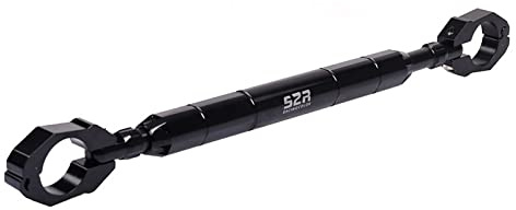KBANDZ per Benelli TRK702 TRK702X TRK 702X Moto Balance Bar Manubrio Traversa Leve Supporto del Telefono (Colore : Long Black, Misurare : 1)