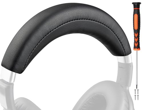 SOULWIT Ersättning Huvudband för Sennheiser PXC550/PXC550II Hörlurar, Huvudband Pad Kit för EPOS Adapt 660 Headset, Handband Pad Pannband Reparationsdel - Svart