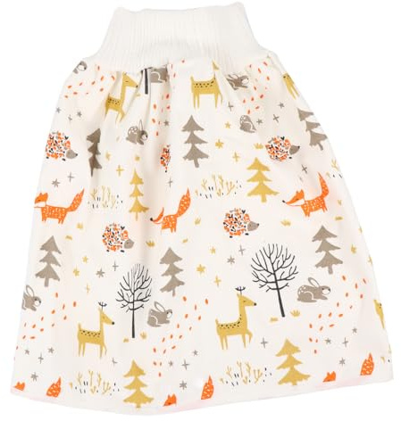 Abaodam Gonna per Pannolini per Piccoli, Pantaloni da Allenamento Traspiranti in Cotone Riutilizzabili M, Forniture per Addestramento al Vasino Protezione Anti-perdite per Ragazzo Ragazza