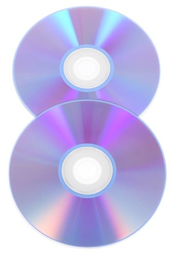 DEEPCRAFF CD Virgen para Grabar Música y Datos Alta Capacidad, 2 Discos DVD Grabables de Plástico para Uso Versátil en Casa y Copias de Seguridad