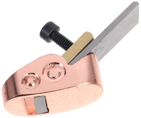 Mini Rabot à Main 12mm pour Lutherie, Bois et Instruments | Laiton et Acier Haute Dureté, Finition Lisse, Accessoire Couleur Aléatoire, pour Alto