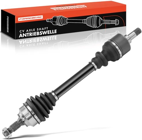 Frankberg Arbre de Transmission MT sans bague ABS Essieu Avant Gauche Compatible avec C3 II SC 1.6L 2014-2016 DS3 SA 1.2L 1.6L 2009-2015 207 CC WD 1.6L 2007-2015 Remplacer# 210250