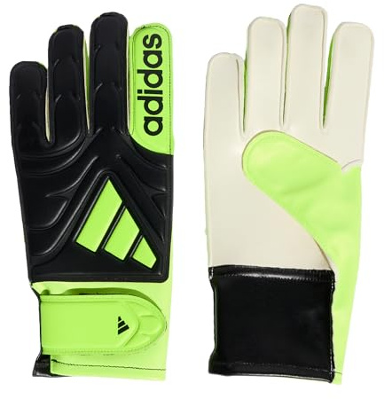 adidas Unisex COPA Glove Club JUNIOR, Black/Lucid Lemon/Lucid Lemon, 7