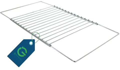 G GRIMALDI Griglia Forno Universale Allungabile, Ripiano Estensibile Regolabile da 370 a 650 mm, Graticola Compatibile con Forni Ariston, Indesit, Hotpoint compreso di viti