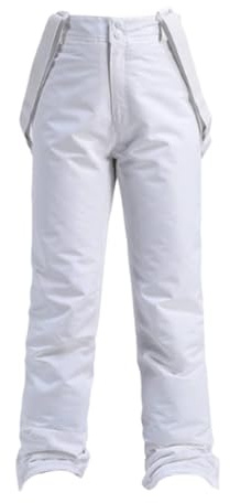 Pegciuho Pantalón de Esquí Impermeable Suspensor Ajustable con Aislamiento para Mujer Adecuado para Esquí Snowboard Senderismo Y Actividades Al Aire Libre en I, S