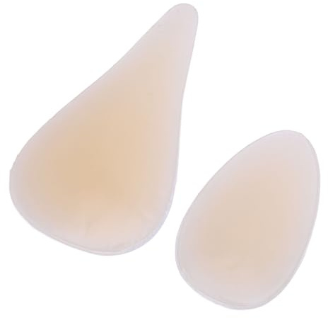 Generic Silikon Simunderkläder Concealer 2st Självhäftande Kuddar för Baddräkter och Bikini Ljus Färg