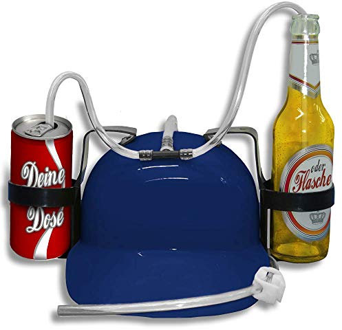 HSK Trinkhelm Spaßhelm Neutral Fun Spaß Party Feier Fest - 251600 Farbe blau