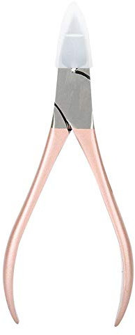 Tronchesine per cuticole Tronchesi per cuticole professionali in acciaio inossidabile Tagliaunghie incarnite, strumento per pedicure per manicure per casa e salone(Oro rosa)