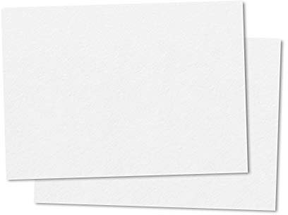Bianco, A5 300g/m² Carta Cartoncino, 50 fogli