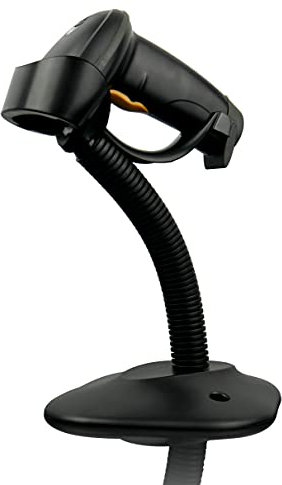 Barcode-Scanner HD42A-RS232 HDWR 1D Code, automatisches Codeleser mit einem Ständer, RS232, schnelles und präzises Scannen