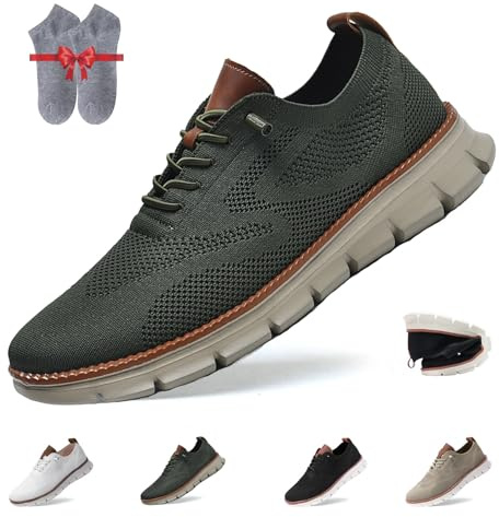 Overhil1s Zapatos Wearbreeze for Hombre - Ortopédicos Urbanos Ultra Cómodos, Breeze Urban de Malla Transpirable for Caminar