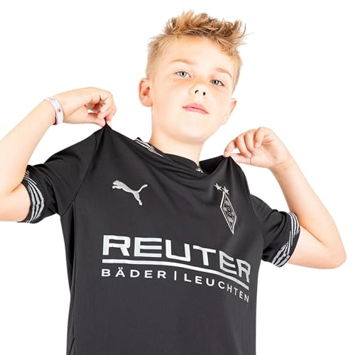 PUMA Offizielles Trikot Third Trikot für Kinder | Borussia Mönchengladbach Saison 24/25 | Ausweichtrikot, dryCELL, Recyceltes Material, Gladbach Kindertrikot