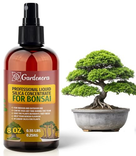𝐒𝐔𝐏𝐄𝐑𝐈𝐎𝐑 Liquid Silica Boost Fertilizer and Supplement Spray for Bonsai Plants – Pre-Mixed, Ready-to-Use Liquid Silicon Plant Superfood Mist for Indoor & Outdoor Plants – 8oz