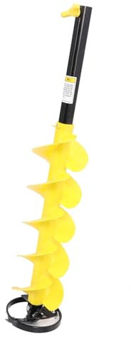 Punta per trapano a coclea per ghiaccio, punta per trapano a coclea per pesca sul ghiaccio resistente agli urti da 6 pollici, punta per trapano a coclea per ghiaccio ad alta efficienza | Kit per tra