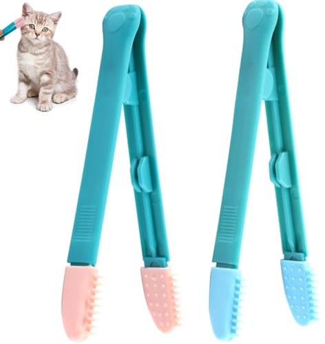 COYUN Peine eliminador de manchas de lágrimas para perros pequeños, gatos, eliminación de costras y mucosidad, cepillo de ojo de perro, peine de cuidado de mascotas