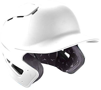 Mizuno B6 Baseball-Helm für Erwachsene, Weiß, Größe L