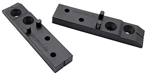 My Plast Distanziatori invisibili per terrazze, senza viti, per alluminio e legno, a partire da 4 mm, 250 pezzi