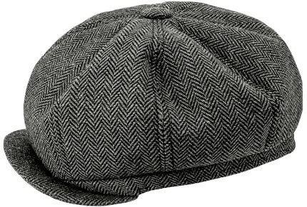 W WIDMANN MILANO Party Fashion - 20er Jahre Mütze, Schiebermütze, Baskenmütze, Barret Cap, Charleston