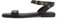 Tommy Hilfiger Damen Ankle Strap Leather Fw0fw08422 Flache Sandalen, Schwarz, 42 EU