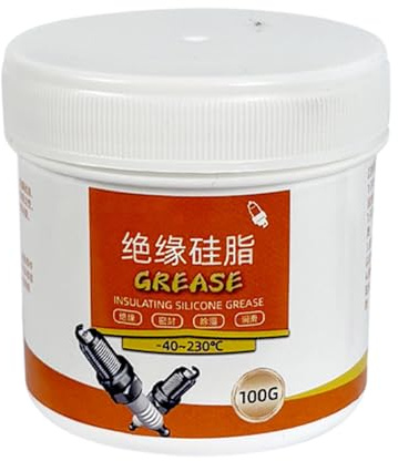 Graisse diélectrique pour fiches électriques - 100 g - Lubrifiant isolant et mastic - Graisse diélectrique pour véhicules à moteur - Pour joints toriques, bornes de batterie, roulements de véhicules