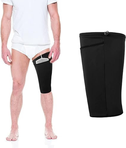 Beinbeutel für Katheter,Katheter Beinbeutel Tasche,Urin-Beinbeutel-Halter Abdeckung,Katheter-Ärmel, Katheterbeutelbezug,Foley Beinbeutel Hülse für Inkontinenz Urinbeutel,Katheter Zubehör (M)
