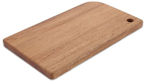 VIDETOL Wooden Chopping Board, Large Wooden Meat Cutting Board, Fruit Vegetable Chopping Board for Kitchen, 35x20x2cm