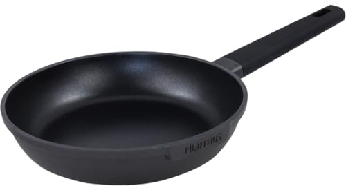 Nerthus FIH 1563 padella in alluminio pressofuso con rivestimento antiaderente quantanium adatta a induzione gas e vetroceramica manico ergonomico resistente al calore
