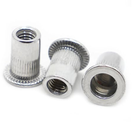 Staffe pieghevoli per mensole, Dadi con inserto filettato a testa piatta in lega di alluminio M3-M12 10 pz(M5)