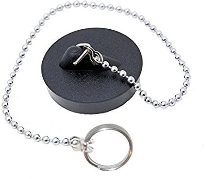 Bouchon d’Evacuation en Caoutchouc pour Evier, Lavabo, Baignoire