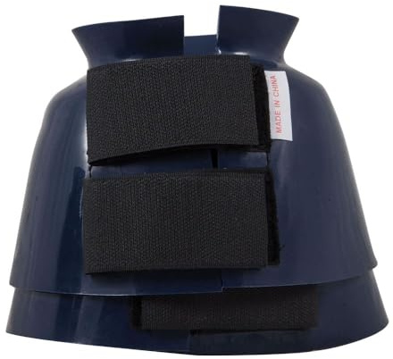 Dura-Tech EZ Clean Bell Boot | Color Navy | Size Large | Ultimate Horse Hoof Protection | Ideal for Trailering, Turnout & Performance | Durable & Secure Design