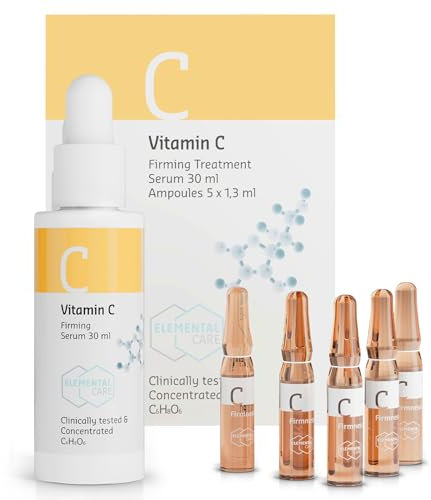 Elemental Care Coffret Beauté Femme – Sérum Visage Vitamine C Anti-Taches Brunes – Aide à Réduire l’Apparence des Taches de Vieillesse – Coffret Cadeau Soin Visage Femme