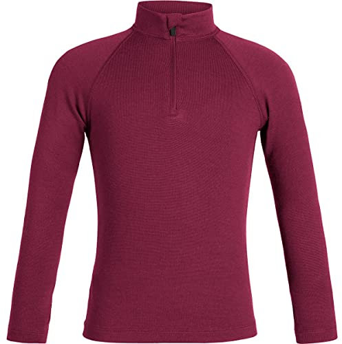 Icebreaker Jungen Kids 260 Tech L/S Half Zip Merinounterwäsche Rot 4